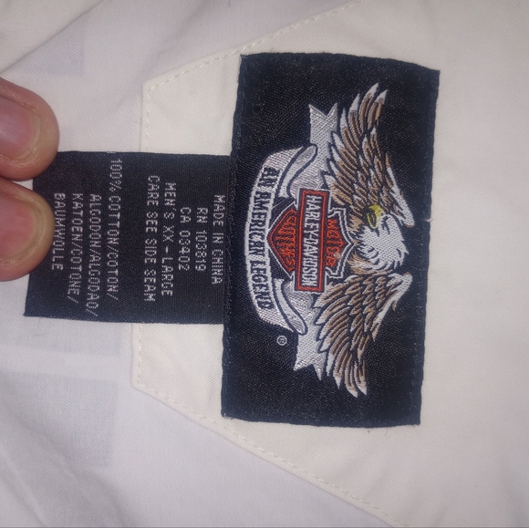 Harley Davidson biker sleeveless jacket Y2K vintage 2XL large - Picture 5 of 5